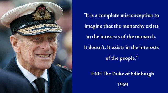Straight talking from HRH the Duke of Edinburgh 